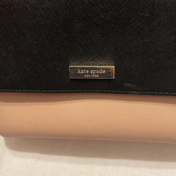 Kate Spade Black and Beige Satchel - Picture 2 of 3